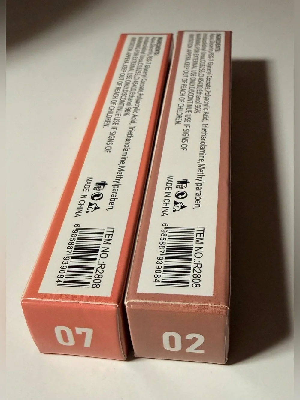 Peptide Lip Tint Duo - Pink Shades (Colors 02 & 07) NIB